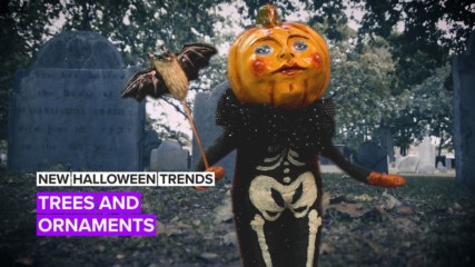 New Halloween Trends! Decorated trees and ornaments