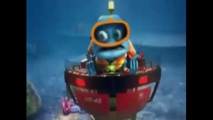Crazy frog-fishing