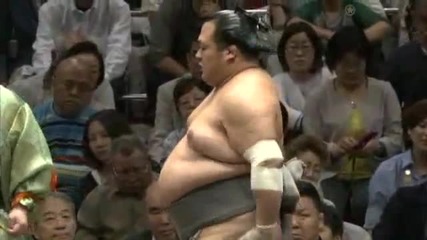 Aoiyama vs Toyonoshima Day 1 Sumo Natsu Basho May 2013