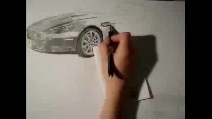 Рисуване На Aston Martin