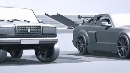 Ford Shelby Kitt vs Vaz 2107 