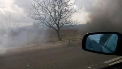 Горяща кола