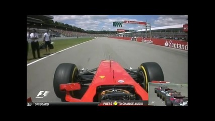 F1 2012 - Фернандо Алонсо на борда - Германия,хокенхайм