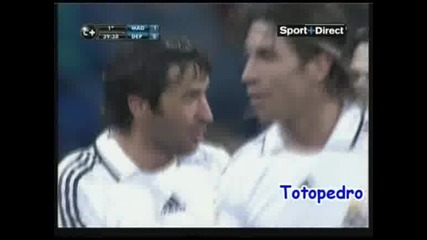 25.01 Реал Мадрид - Депортиво 1:0 Раул Гол