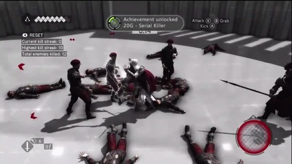 Assassins Creed Brotherhood - Training Short Kill Streak 