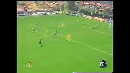 Hasan Sas - Гол Vs Ac Milan