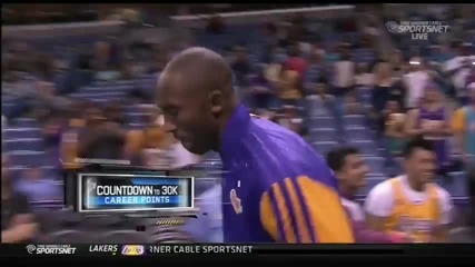 Kobe Reaches 30,000-point Milestone