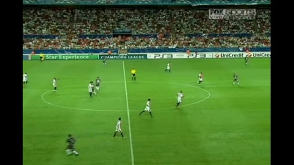 fc sevilla 1 - 2 sporting braga fabiano 