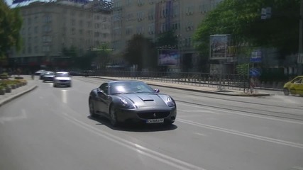 Звук от Ferrari california в София !!!