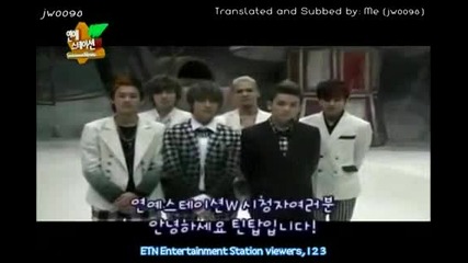 Teen Top Etn Entertainment News (behind the Scenes for to you filming