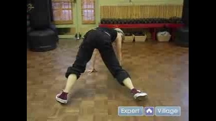 Breakdancing стъпката Six - Step