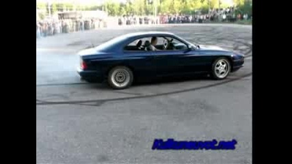 Bmw burnout and gearbox wreck 