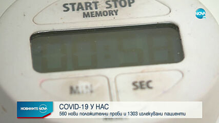 560 нови случая на COVID-19 у нас