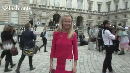 Osman Show Arrivals - London Fashion Week Spring 2012 Lfw