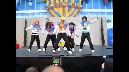 Beat Freaks Performance at Warner Bros Animation Billboard Unveiling 