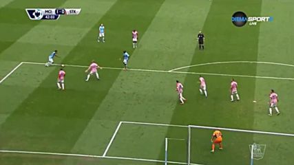 Манчестър Сити - Стоук Сити 2:0 /първо полувреме/