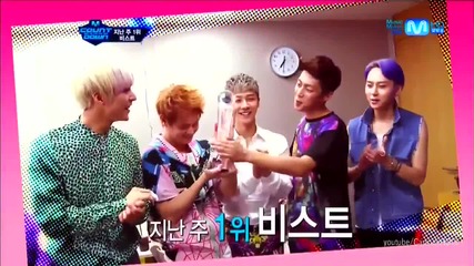 (hd) B2st / Beast - Beautiful night ~ M Countdown (09.08.2012)