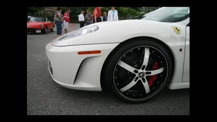 Ferrari F430 Spider With White Wheels