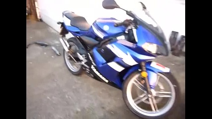 Yamaha tzr 50 2010 sound