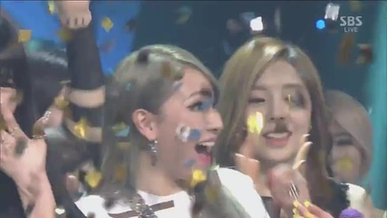 140316 2ne1 - Come Back Home + Today's Winner @ Inkigayo