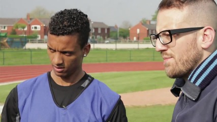 Nani hits the human target - adidas Call The Shots