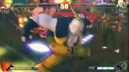 Street fighter 4 Iv Gameplay Ken vs Rufus