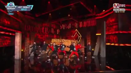 279.1013-2 Pentagon - Wake Up, [mnet] M Countdown E495 (131016)