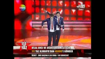 Yetenek Sizsiniz Turkiye Birincisi - Bilal Avci ve Ugur Karamese 