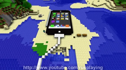 minecraft-построяване на Iphone Много Яко !!!