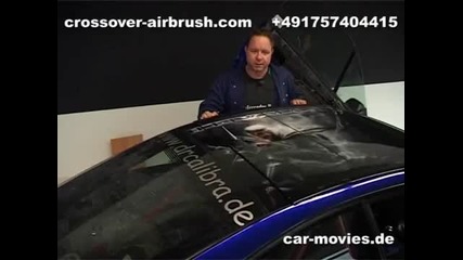 Drcalibra.de Interview crossover - airbrushcom Opel Calibra Hitman by car - movies 