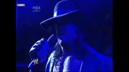 06/03/09 The Undertaker Talk About His Match With Hbk At Wrestlemania 25