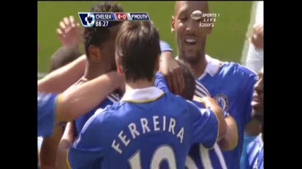 17.08 Челси 4 - 0 Портсмут гол на Деко