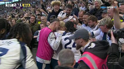 Tottenham Hotspur with a Spectacular Goal vs. Brighton and Hove Albion