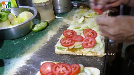 Бърза Храна на улицата .. How To Make Butter Veg Sandwich - Mumbai Street Food