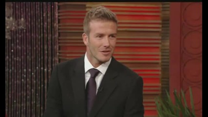 David Beckham - Interview On Regis & Kelly 