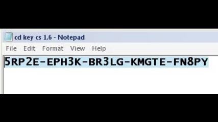 cs 1.6 cd key regedit