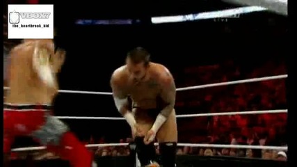 Raw Evane Bourn vs C M Punk 
