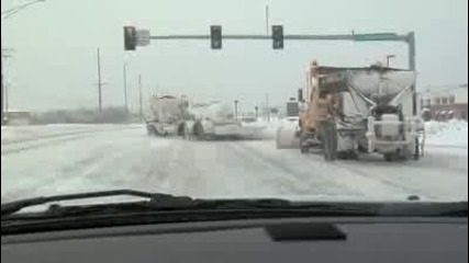 Чистене на сняг в Мисури