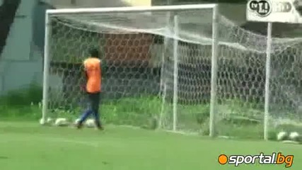 Рони вкара без да гледа