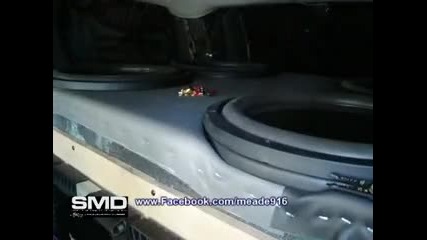 First Ride, It Slams! 4 18's Tahoe System Rebuild Vid 28