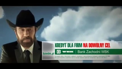 Чък Норис в реклама на полска банка