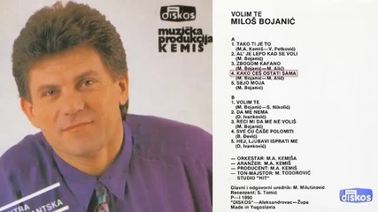 Milos Bojanic 1990 - Volim te ( Ceo Album)