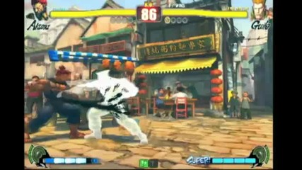 Street Fighter 4 Guile combos