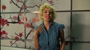 Стефания Колева като Marilyn - зад кадър в Като две капки вода - 24.03.2014г.
