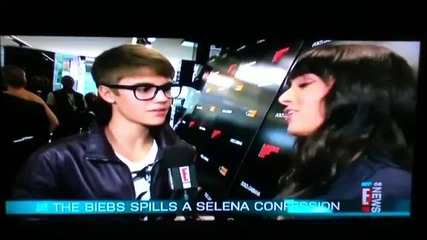 Justin Bieber говори за Selena Gomez на партито на D & G