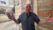 Вярващи се събраха в църквата в град Газа, за да отпразнуват Възкресение Христово