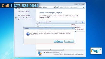 Uninstall Pc Tools® Spyware Doctor 2010 from a Windows® 7-based Pc