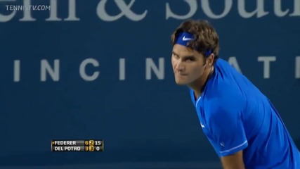 Federer vs Del Potro - Cincinnati 2011