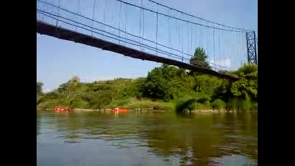 Регата по Марица - 2011г. Въжения мост при Поповица