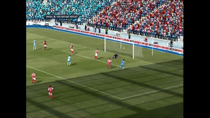 Mancher City - Arsenal goal S.aguero ( Fifa 12 )1